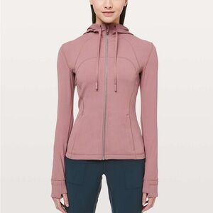 Lululemon Hooded Define Jacket Nulu Quicksand Full Zip Yoga Jacket Size 12